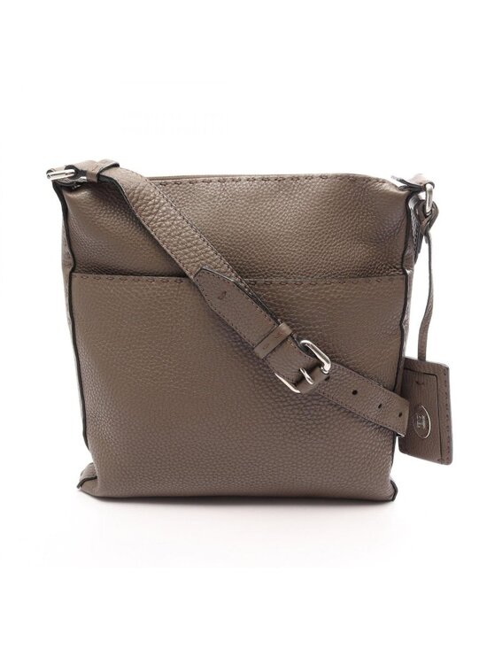 Fendi Handbags - Fendi Shoulder Bag Selleria Gray Leather